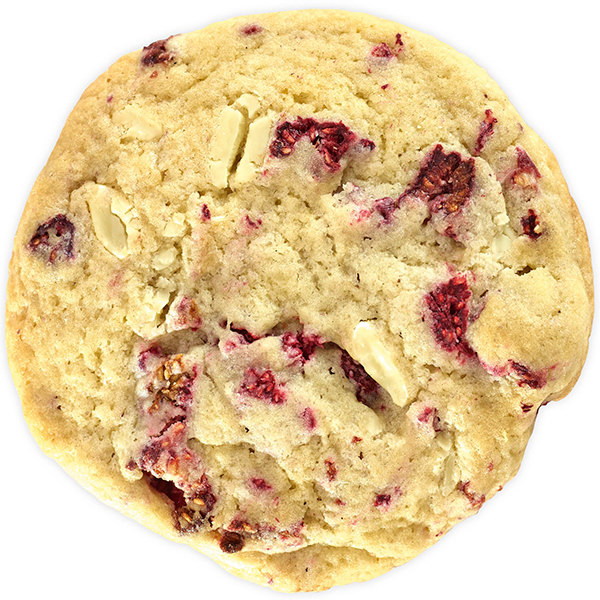 Chocolate white & raspberry red